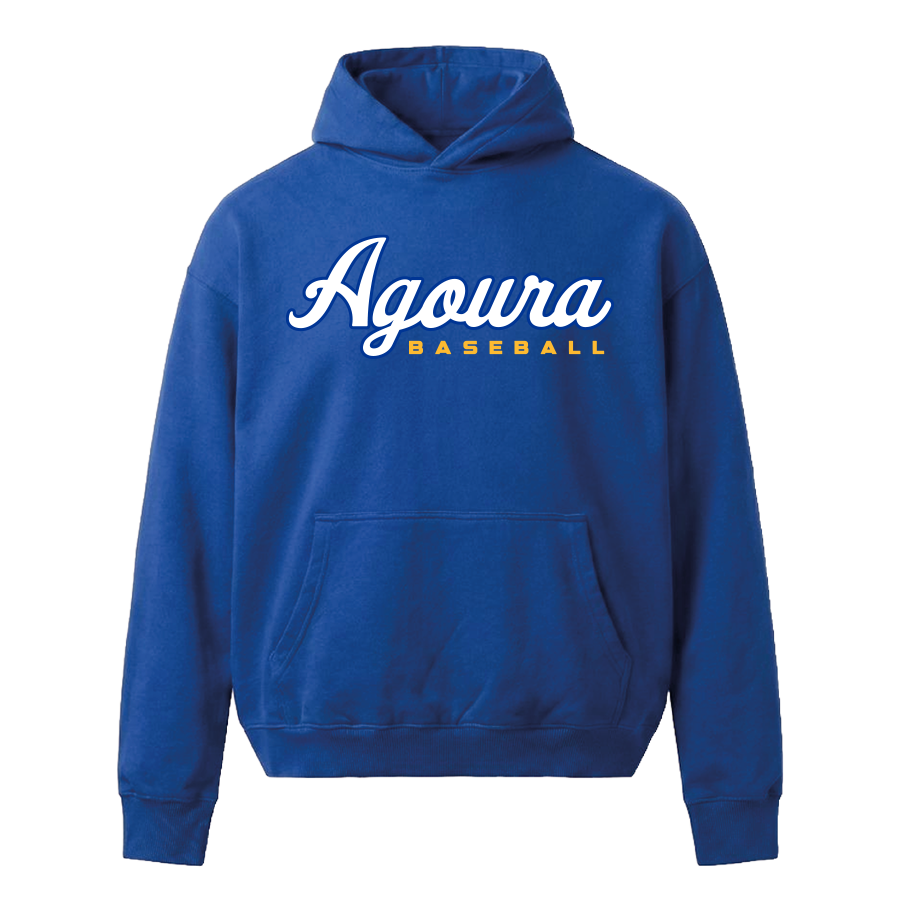 Agoura Baseball Cursive Hoodie