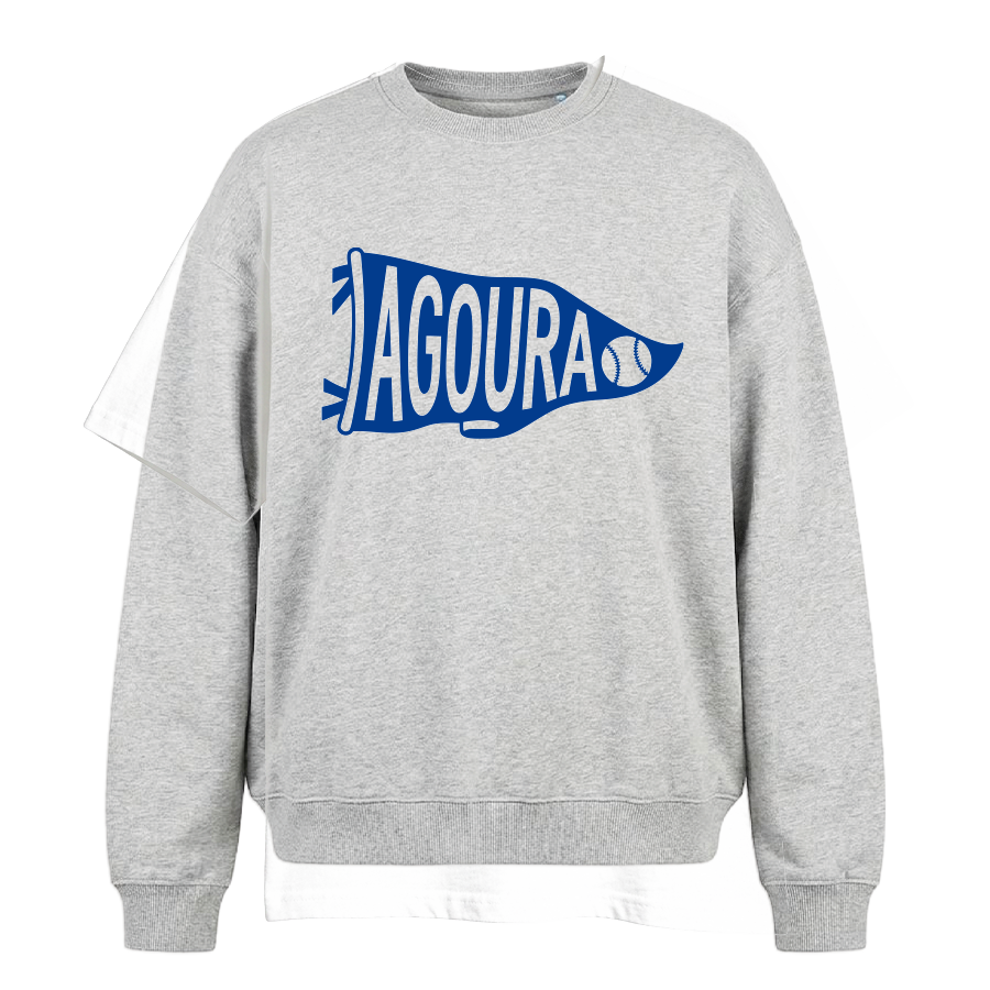 Agoura Baseball Pennant Crewneck