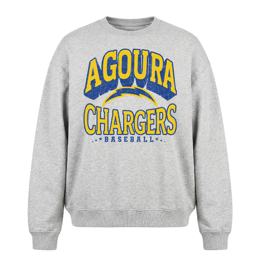 Vintage Baseball Lightning Crewneck
