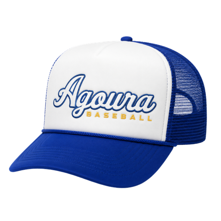 Agoura Baseball Cursive Trucker Hat