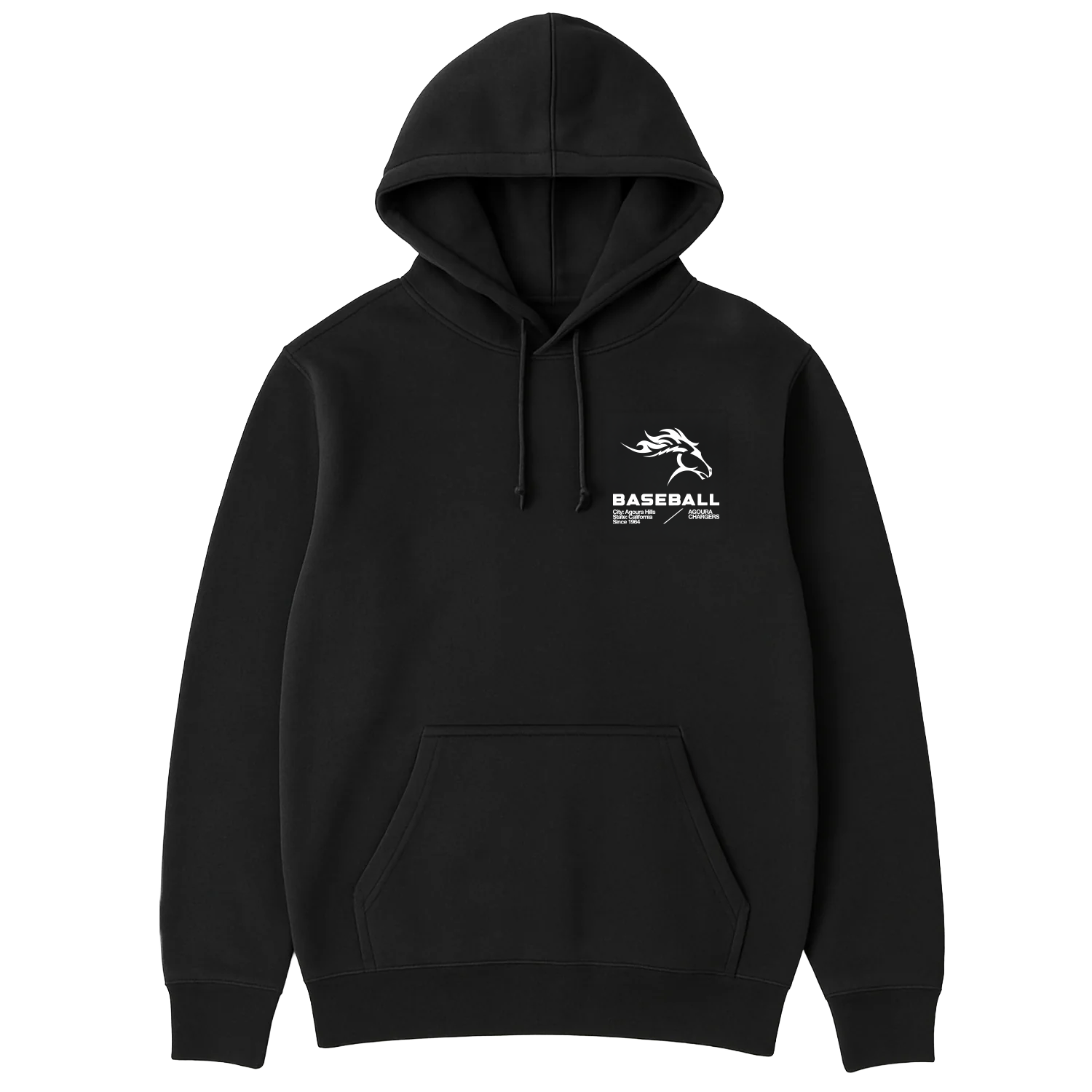 Coaches Agoura Baseball Est. Hoodie
