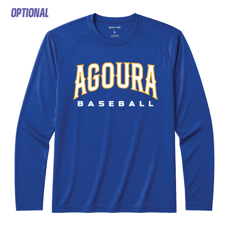 Agoura Baseball Practice Tee LS (Optional)