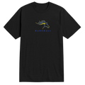 Coaches Chargers Baseball Tee - Black