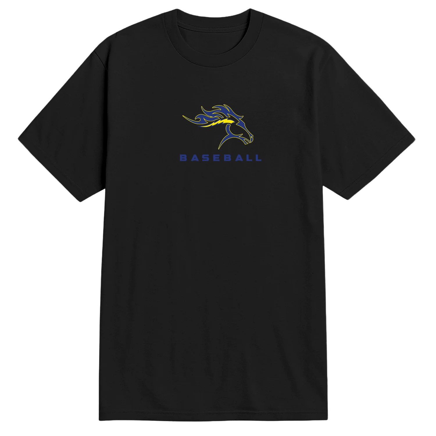 Coaches Chargers Baseball Tee - Black